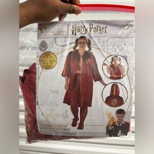 Women's Plus Size 2X 18-20 Harry Potter Gryffindor Quidditch Costume Cosplay